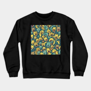 Spooked bananas and lemons Crewneck Sweatshirt